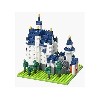 日本河田積木nanoblock系列 NBH-010 新天鵝堡