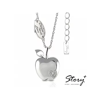 STORY ACCESSORY(故事銀飾)．就想賴著妳．平果戀鑽石項鍊