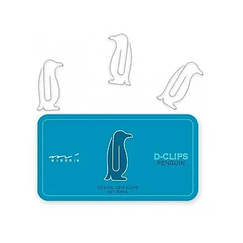 MIDORI 動物迴紋針-企鵝507