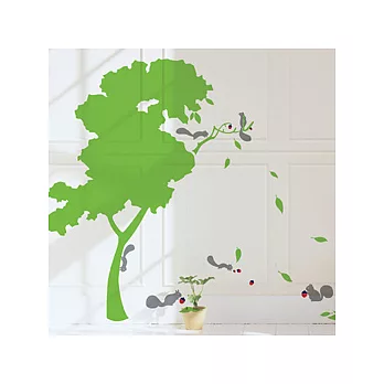 《 SPOT 》創意壁貼 –公園的小松鼠