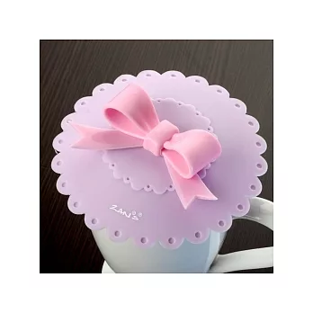 蝴蝶結神奇杯蓋（粉紅/紫）紫色/粉紅色