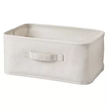 [MUJI 無印良品]棉麻聚酯收納箱/長方形/小