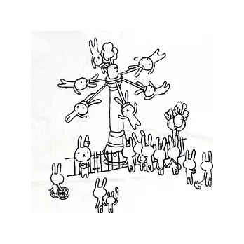 HAHAHANA - 兔子遊樂場 | Whirling Rabbits | - 男款L號