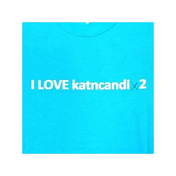 HAHAHANA - 我愛棉花糖_粉藍 | I lovekatncandix2(blue) | - 女款S號