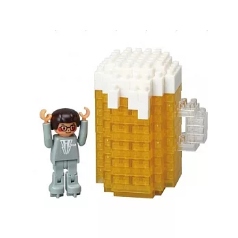 日本河田積木nanoblock系列 ML-033 上班族的啤酒派對