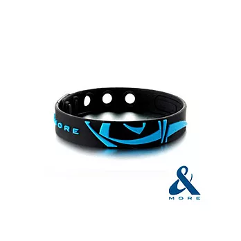 【&MORE】愛迪莫 KADORI鈦鍺運動手環-耀眼藍