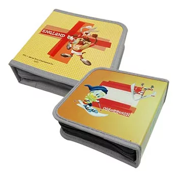 華納光碟收納盒(40片)--世足風(2入: 奧地利＆英國 )