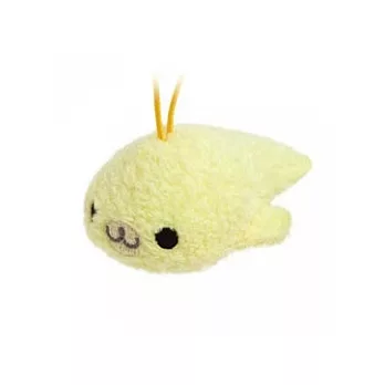 San-X小海豹粉彩絨毛吊飾-黃
