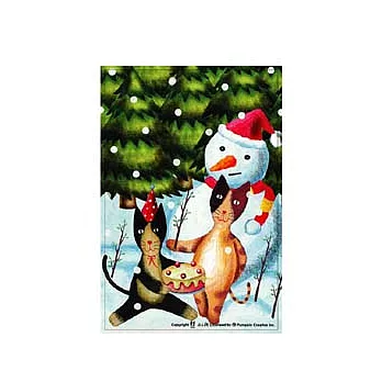 王子麵雙貓雪人拼圖204片