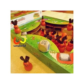 Selecta 跳出兔子坑幼兒桌戲彩色