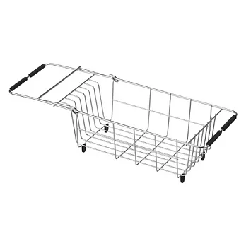 [MUJI 無印良品]18-8不鏽鋼網籃/可伸縮/大