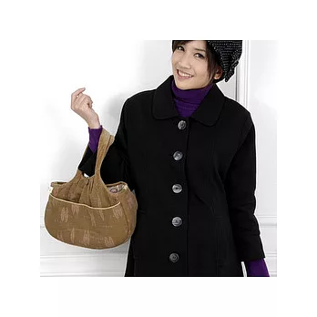 《玉美人》優雅散狀型針織孕婦外套(黑色)