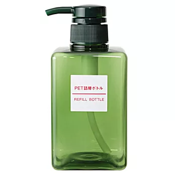 [MUJI 無印良品]PET補充瓶/淺綠.400ml