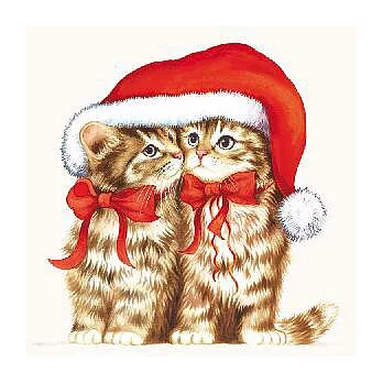 蝶古巴特藝術餐巾紙 [小花貓]