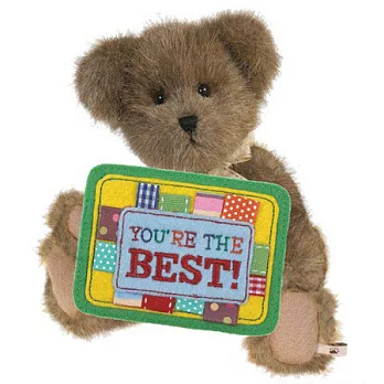 美國Boyds傳情系列泰迪熊-恭賀