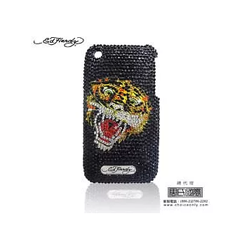 Ed Hardy 老虎刺青水鑽背殼iPhone,3G/3Gs