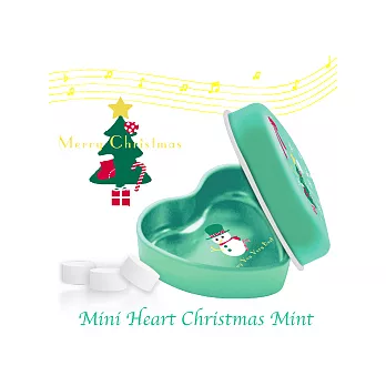 Mini Heart 耶誕薄荷涼糖-限量音樂盒版(Green)