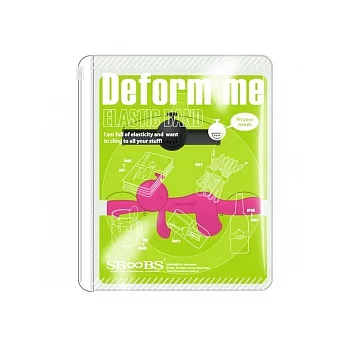 【小人皮繃緊點】彈力圈(2入組)桃紅+灰