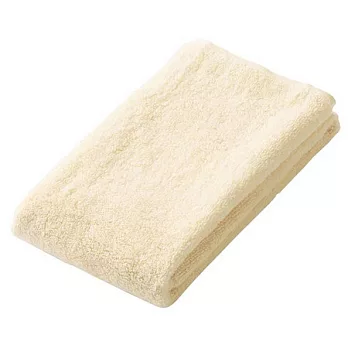 [MUJI 無印良品]有機棉高密度織面巾/原色原色