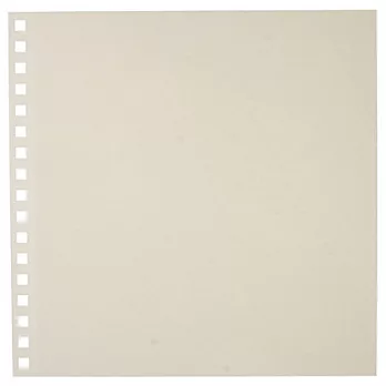 [MUJI 無印良品]PP封面活頁可書寫相本補充/方型.5頁.白