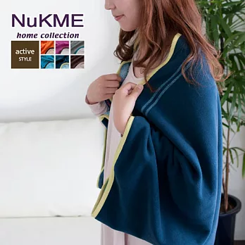 日本NuKME時尚創意多功能隨意毯-海藍色
