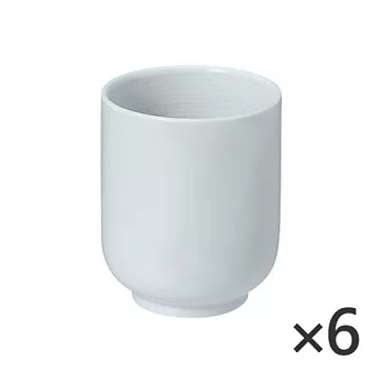 [MUJI 無印良品]白磁長杯/6入