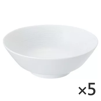 [MUJI 無印良品]白磁麵缽/5入
