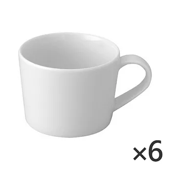 [MUJI 無印良品]波佐見白磁咖啡杯/6入