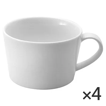 [MUJI 無印良品]波佐見燒白磁咖啡歐蕾杯/4入