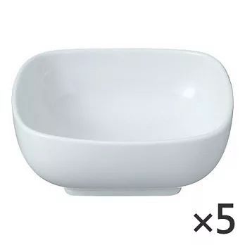 [MUJI 無印良品]白磁方缽/大/5入