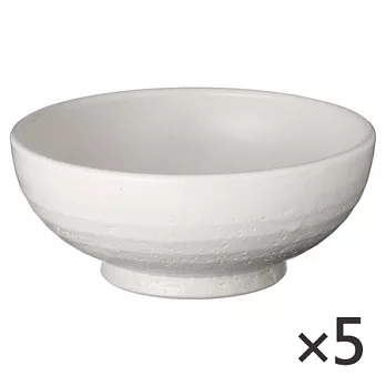 [MUJI 無印良品]信樂燒/白釉/淺碗/5入