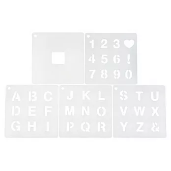 [MUJI 無印良品]文字模板