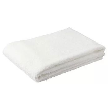 [MUJI 無印良品]埃及棉高密度織浴巾/柔白