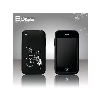 Nude-Bloom手感系列 鳥語花香iphone 3G/3GS 保護套/黑