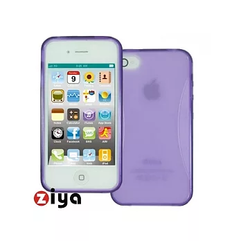 iPhone 4 水漾保護套-心機曲線-迷幻紫
