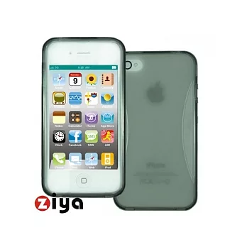 iPhone 4 水漾保護套-心機曲線-低調灰