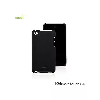 moshi iGlaze touch G4 超薄簡約iPod touch 保護背殼 (黑)