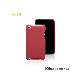 moshi iGlaze touch G4 超薄簡約iPod touch 保護背殼 (紅)