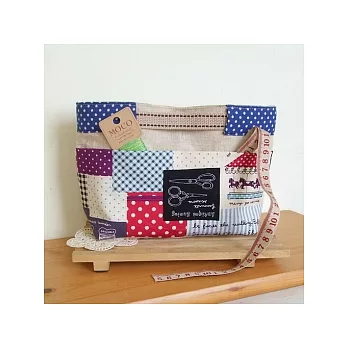 手縫ok!－縫紉世界袋內收納袋(拼布材料包)