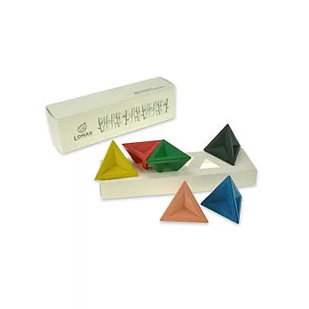 兒童安全金字塔蠟筆(6色)