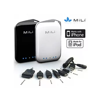 MiLi Power Crystal 全系列多合一行動充電器(白)