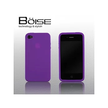 Nude-Pure手感系列 經典純色iphone 4 保護套/紫