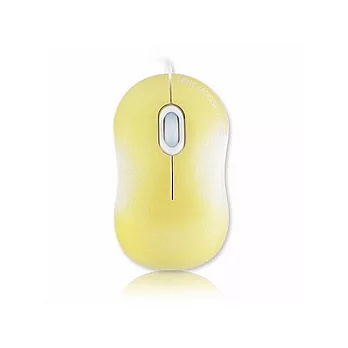 aibo MINI S803 USB繽紛炫彩光學滑鼠《鵝黃》珍珠黃
