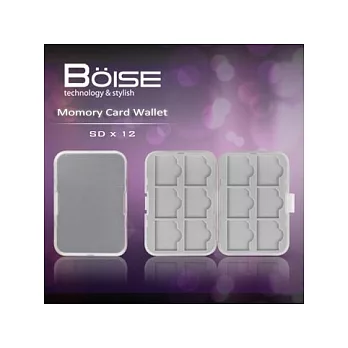 BOISE Momory Card Wallet SD卡專用收納盒/灰