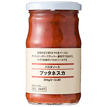 [MUJI 無印良品]罐裝義大利麵醬(鯷魚)/290g