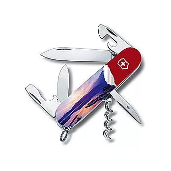 VICTORINOX 台灣之美系列12用瑞士刀-日月潭紅