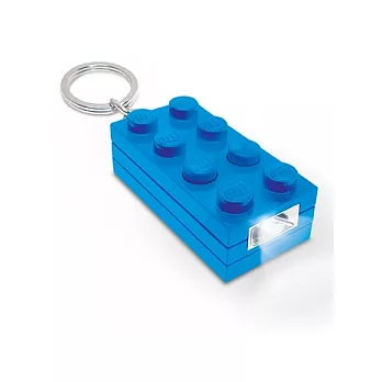 樂高二代長型方塊燈鑰匙圈(藍色)