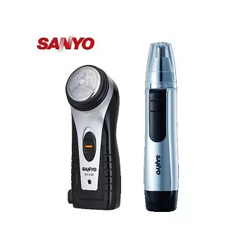 SANYO充電式刮鬍刀+電動鼻毛刀(SV-E29+SVD-08S)