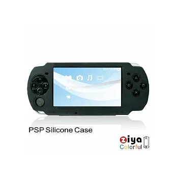 PSP-3000 矽膠保護套 (後開式-黑色)