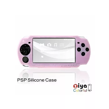 PSP-3000 矽膠保護套 (後開式-粉紅)